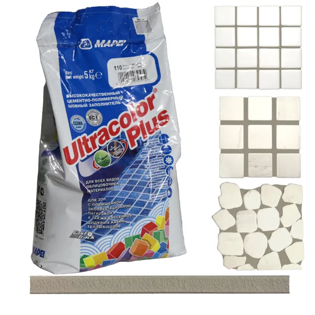 Затирка швов цементная Mapei Ultracolor Plus №110 Манхетен 2000 5кг