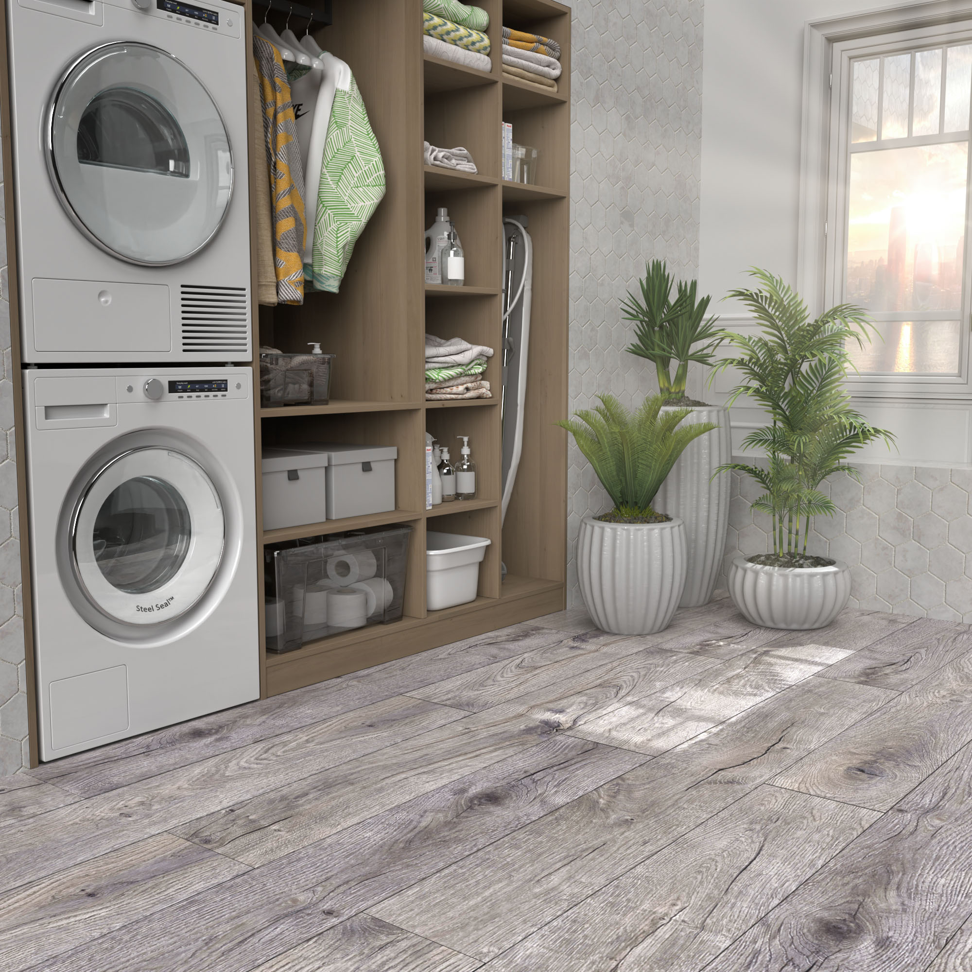 Ламинат SPC Planker Expert Дуб Хан арт.9008 