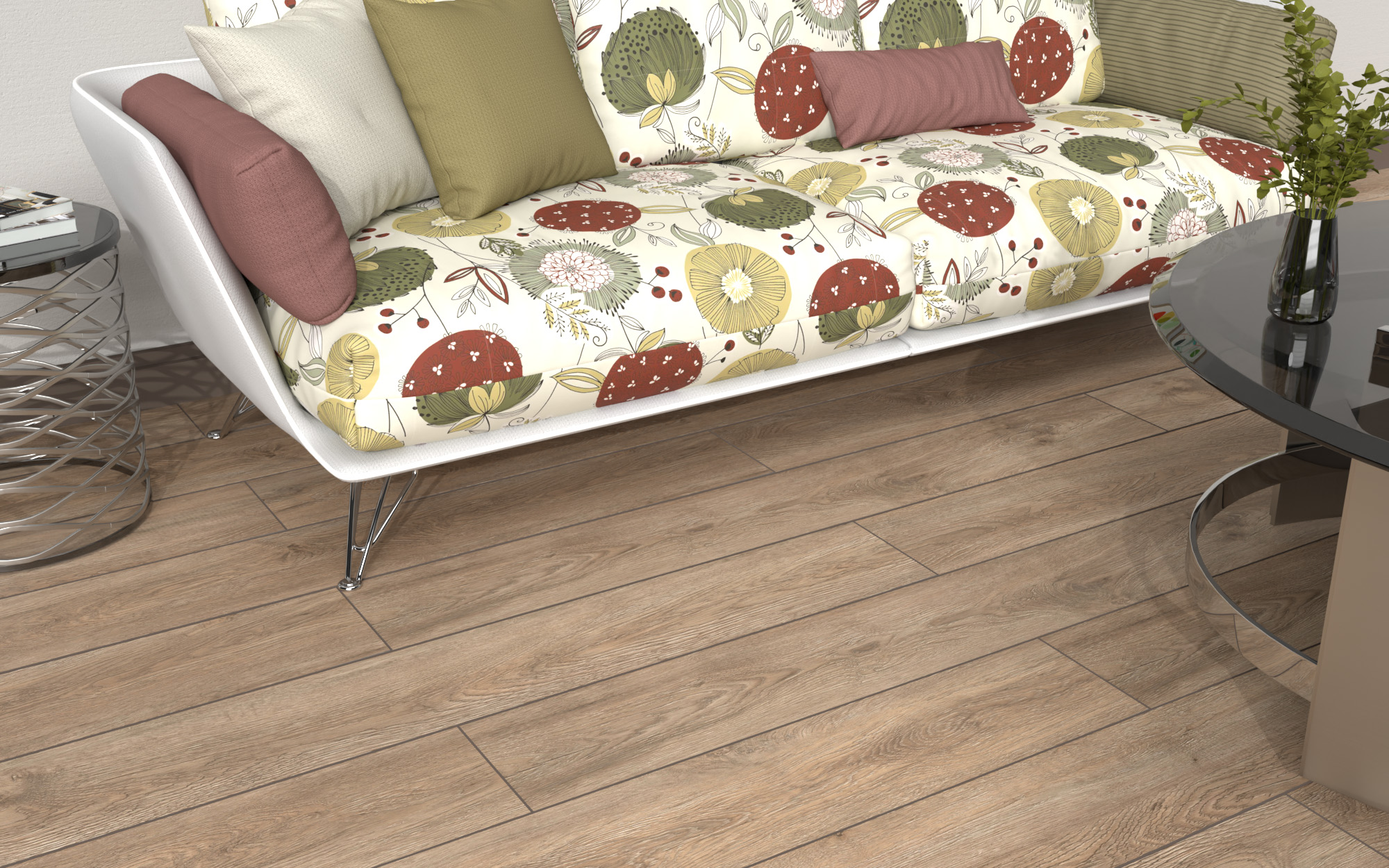 Ламинат SPC Planker Expert Дуб Холл арт.9010 