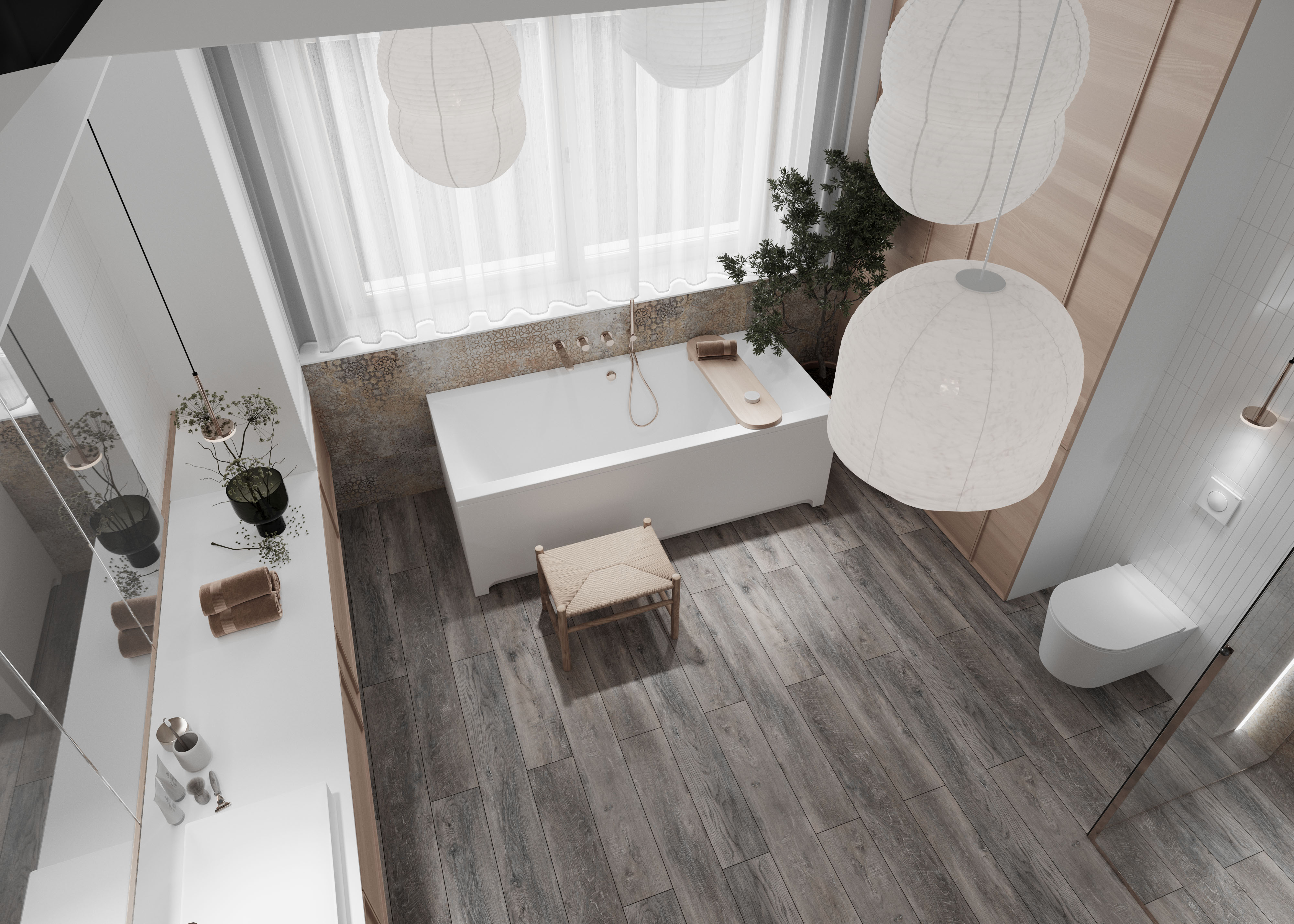 Ламинат SPC Planker Expert Дуб Коллинз арт.9007 