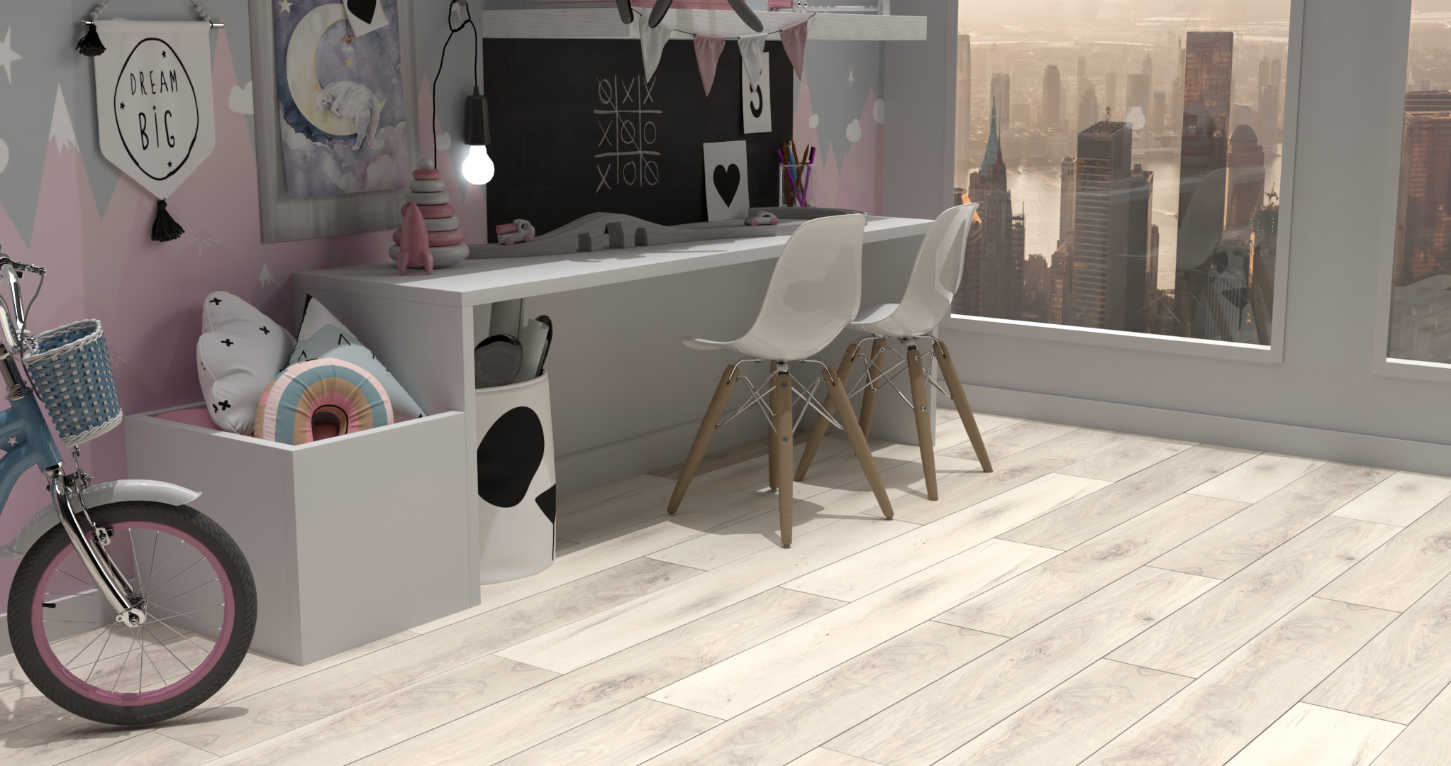 Ламинат SPC Planker Magnetic Дуб Матур арт.1104 