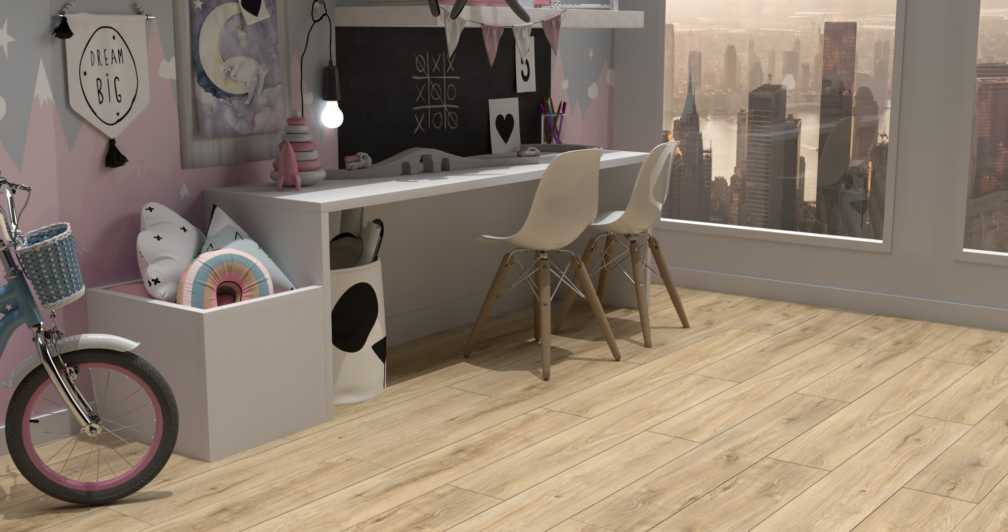 Ламинат SPC Planker Magnetic Дуб Сен-Мишель арт.1107 