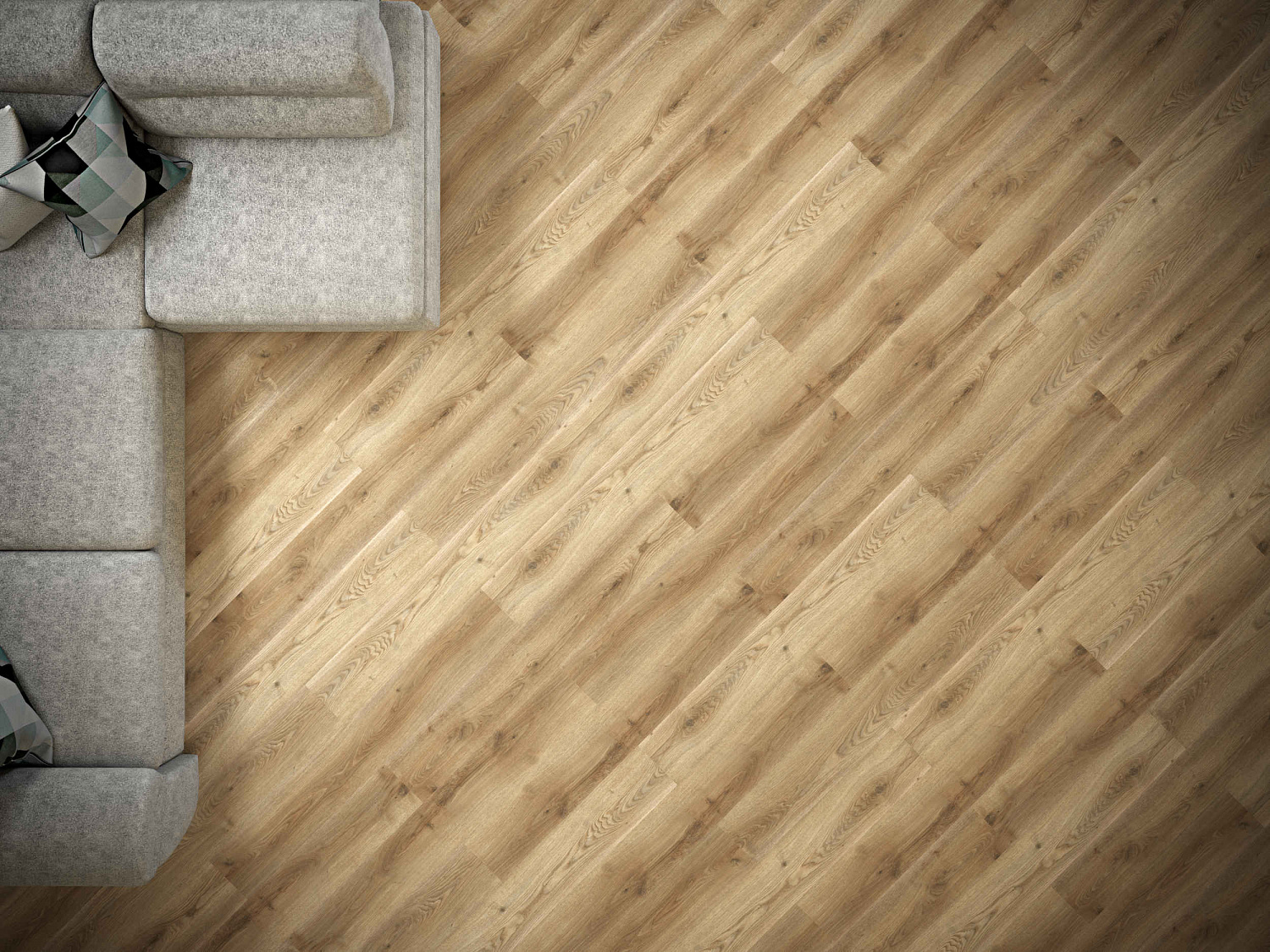 Кварцвиниловая плитка замковая Fine Floor Light FF-1334 Дуб Мидфилд