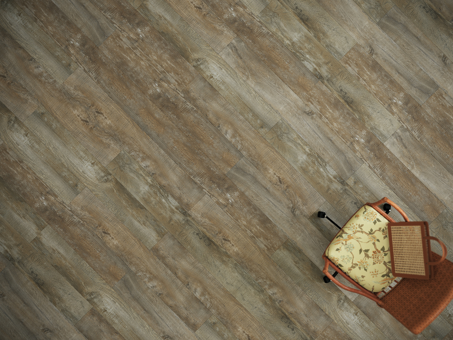 Кварцвиниловая плитка клеевая Fine Floor Wood FF-1420 Дуб Фуэго