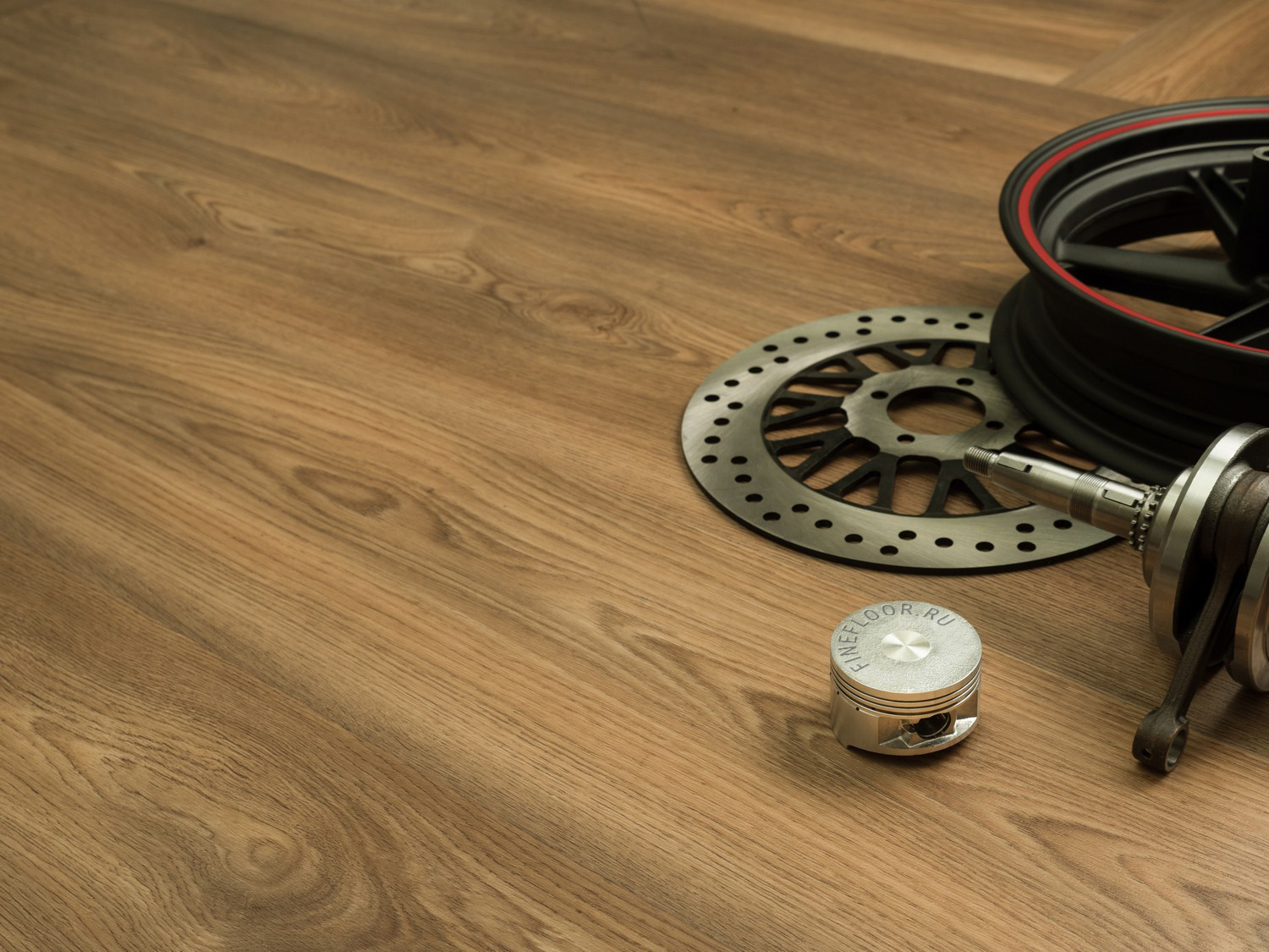 Кварцвиниловая плитка замковая Fine Floor Gear FF-1802 Дуб Гудвуд