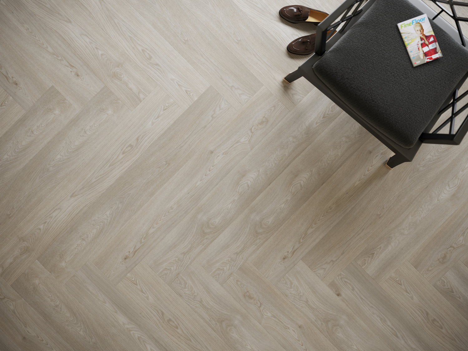 Кварцвиниловая плитка замковая Fine Floor Gear FF-1810 Дуб Адрия