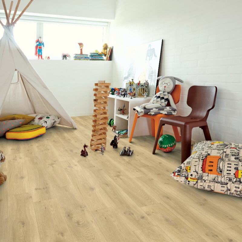 LVT-плитка Pergo Classic Plank Optimum Click Бежевый дуб V3107-40018