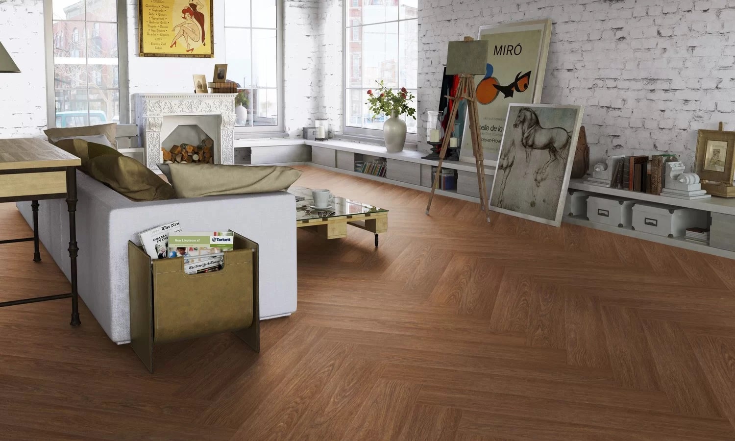 ПВХ плитка Tarkett Art Vinyl Lounge Ramon планка 